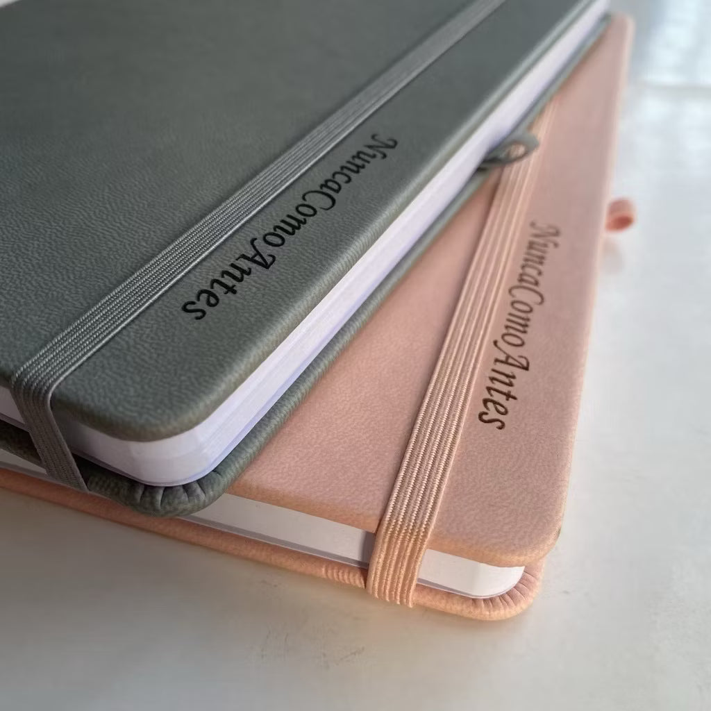 OWL DOTTED Premium Personalized Pu Leather Notebooks High Quality Debossed With Pen Holder 100 Gsm