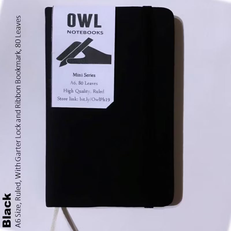 A6 Mini Journals Leather Cover Lined Pages 80Gsm Notebooks (Small Size) With Garter Lock