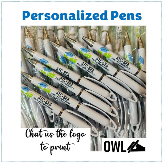 50 PCS Pens with logo or text personalized ballpens for giveaways