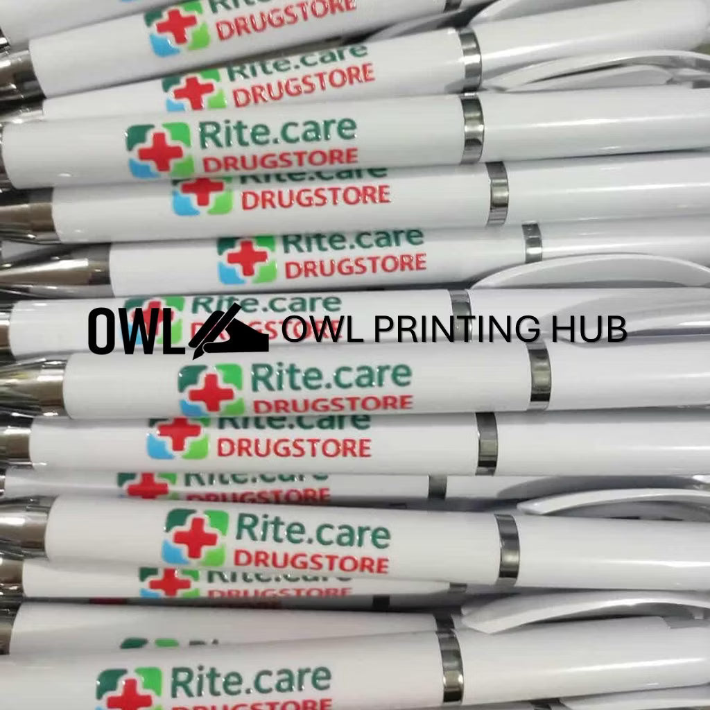 50 PCS Pens with logo or text personalized ballpens for giveaways