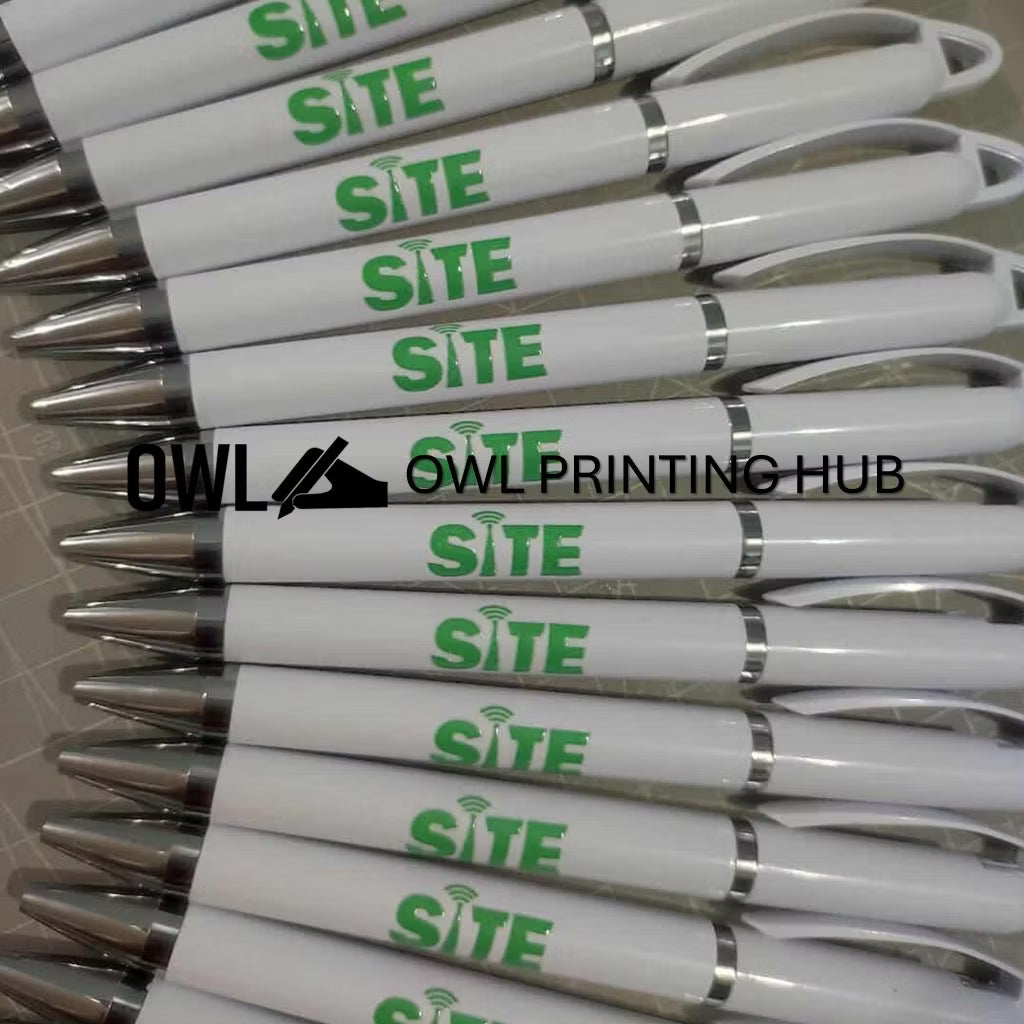 50 PCS Pens with logo or text personalized ballpens for giveaways
