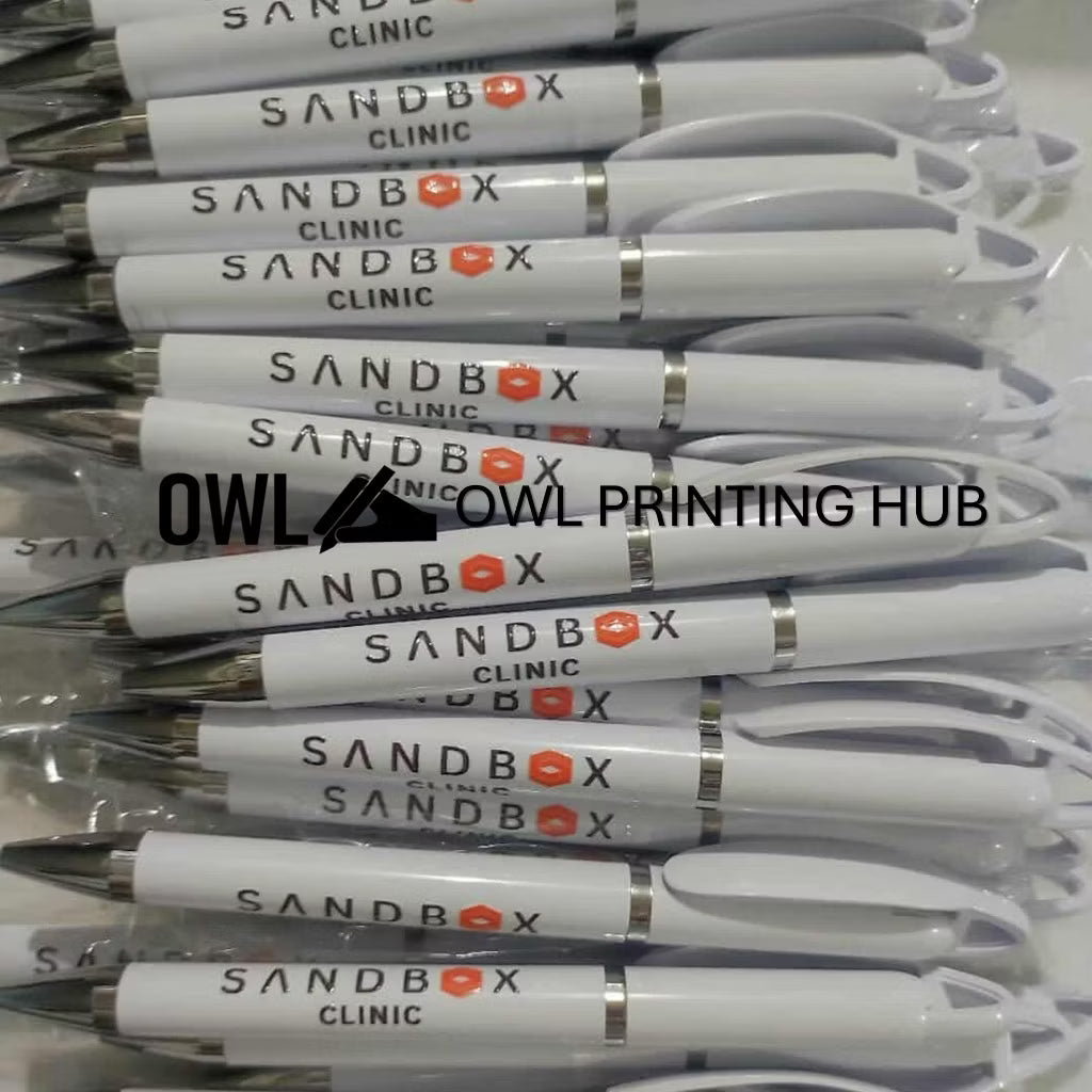 50 PCS Pens with logo or text personalized ballpens for giveaways