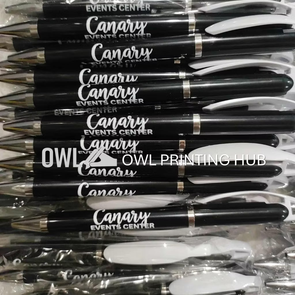 50 PCS Pens with logo or text personalized ballpens for giveaways