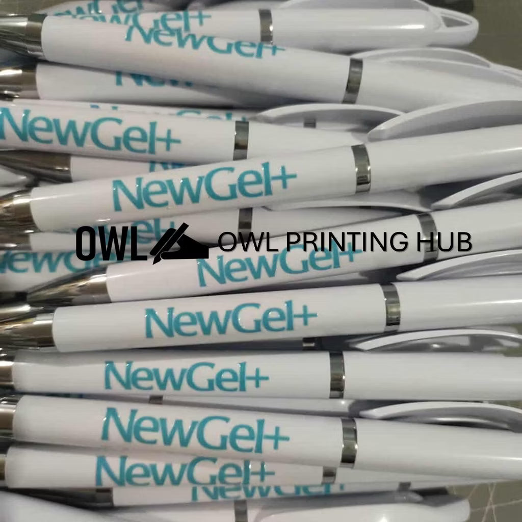 50 PCS Pens with logo or text personalized ballpens for giveaways