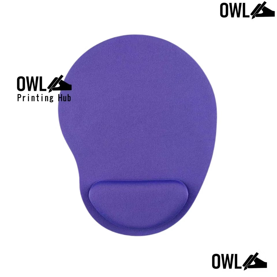 OWL Personalized Mouse Pad with Wrist Foam - Bulk Orders For office and school giveaways souvenir