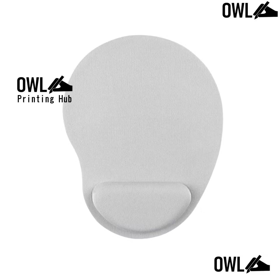 OWL Personalized Mouse Pad with Wrist Foam - Bulk Orders For office and school giveaways souvenir
