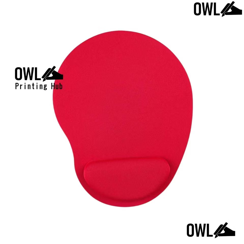 OWL Personalized Mouse Pad with Wrist Foam - Bulk Orders For office and school giveaways souvenir