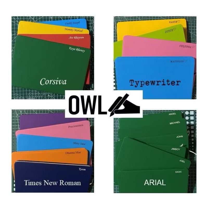 Owl Notebooks Personalized Journals (Engraved) with Ruled pages - A5 High Quality Paper Smooth Leather with Garter Lock