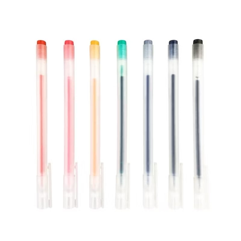 Owl Ph Colorful Japanese Gel Pens 0.5Mm Pointed In Frosted Case