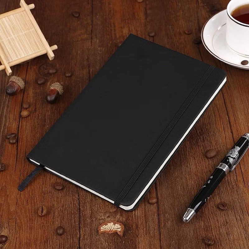 OWL High Quality Hardbound Notebooks with Garter Lock - Lined Pages - 80 sheets