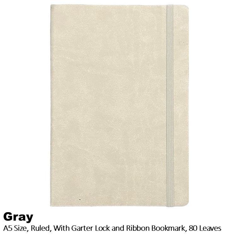 OWL High Quality Hardbound Notebooks with Garter Lock - Lined Pages - 80 sheets