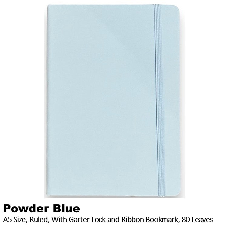 OWL High Quality Hardbound Notebooks with Garter Lock - Lined Pages - 80 sheets