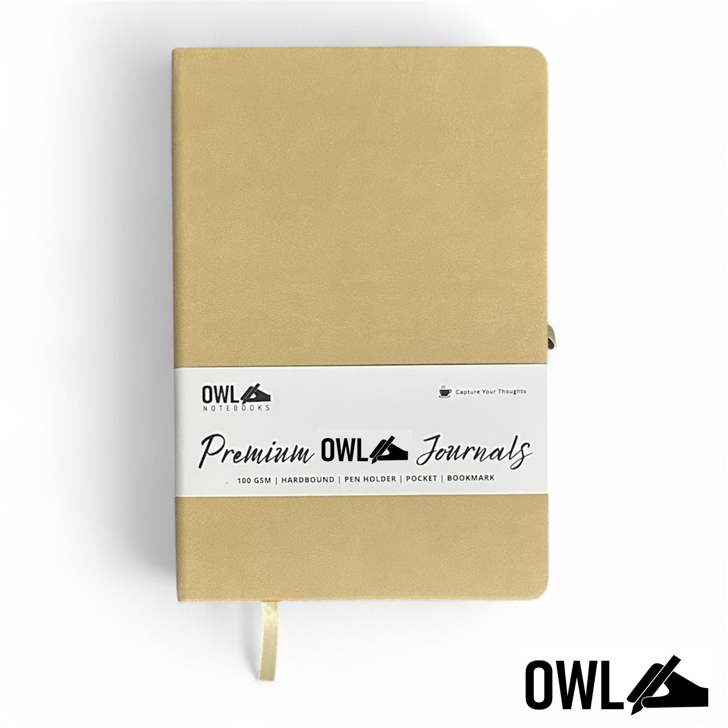 A5 Hardbound Pu Leather Journal Dotted Grid Blank Notebooks High-Quality Papernotes with Back Pocket