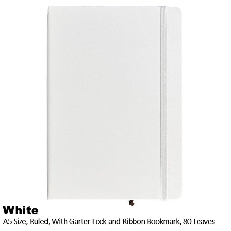 OWL High Quality Hardbound Notebooks with Garter Lock - Lined Pages - 80 sheets